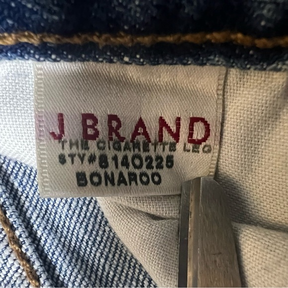 J BRAND Anthropologie Denim The Cigarette Leg Jeans Bonaroo Wash Size 30 - Picture 7 of 9